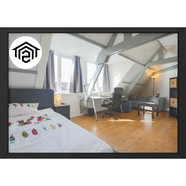 Spacious Double Bed Diamond Room Student Housing in Netherlands